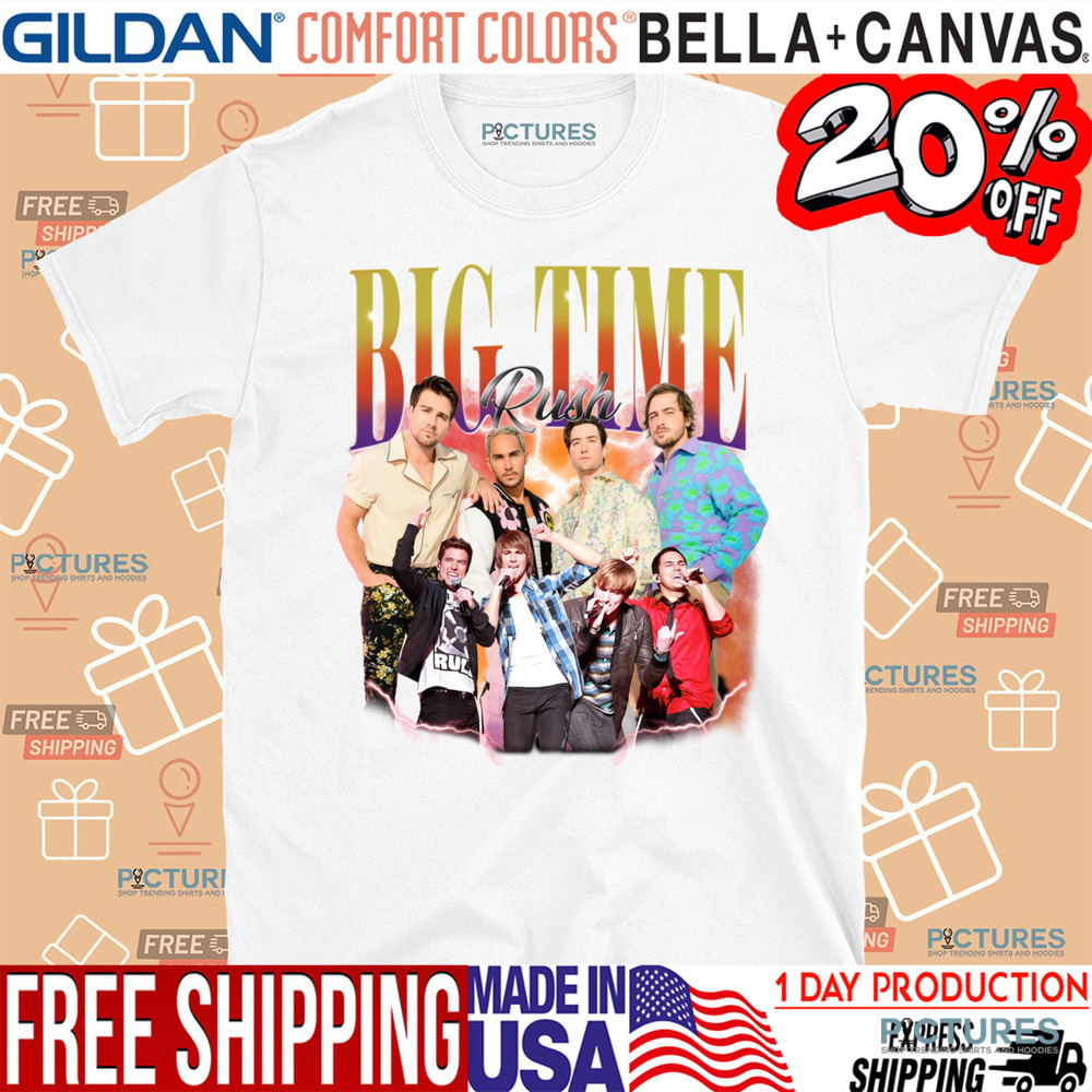 Big Time Rush Band Vintage Pop Music Fan Shirt