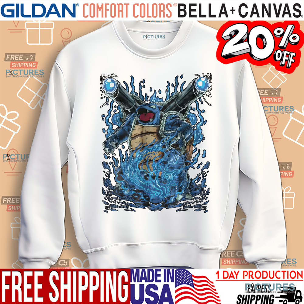Blastoise Pokemonn Shirt