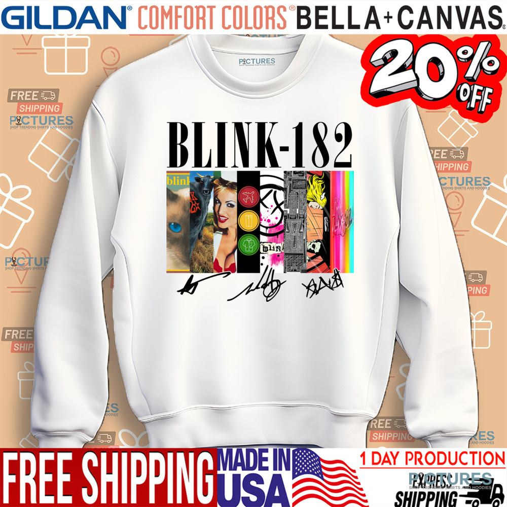 Blink-182 Album July 29 2024 Greenville, SC Event Shirt