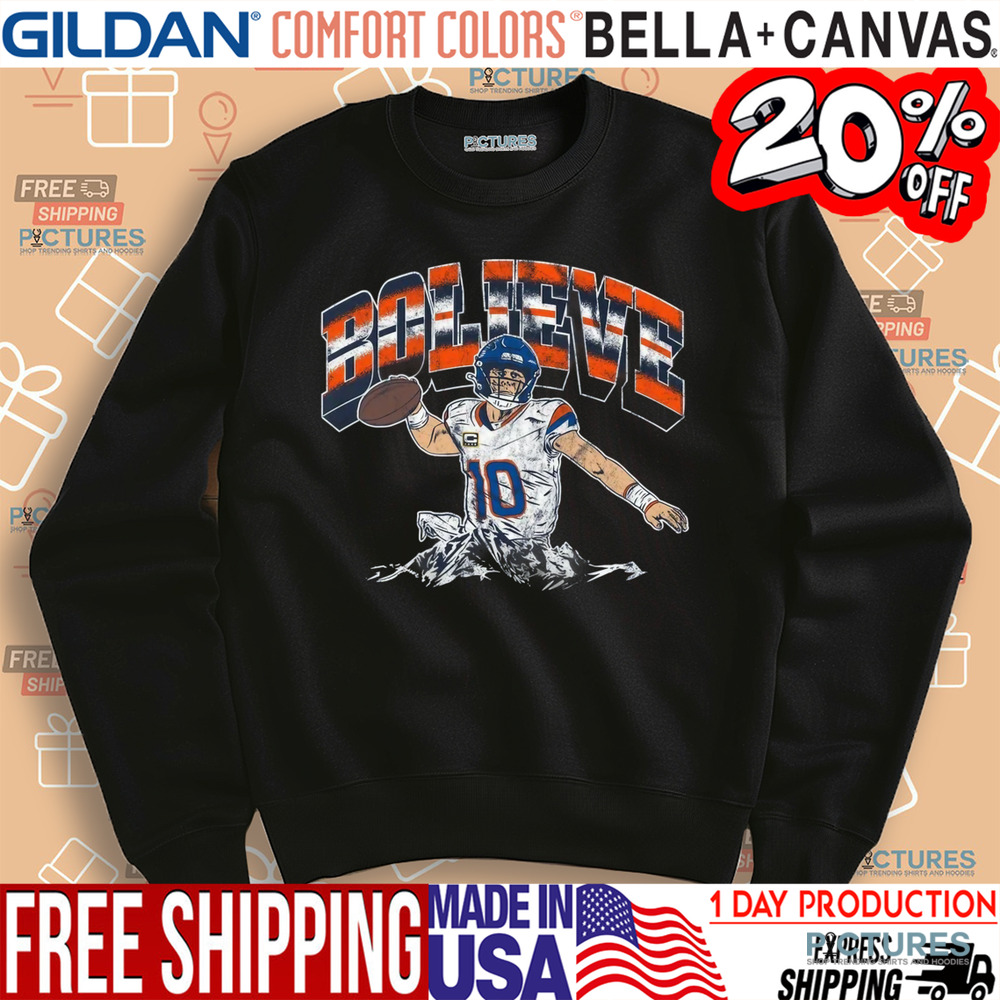 Bo Nix Bolieve Denver Broncos Shirt