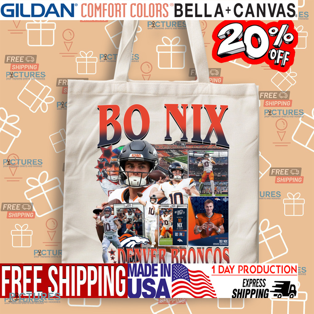 Bo Nix Denver Broncos Football Vintage Bootleg Shirt Bo Nix Denver Broncos Football Vintage Bootleg Shirt