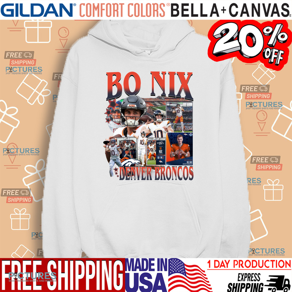 Bo Nix Denver Broncos Football Vintage Bootleg Shirt Bo Nix Denver Broncos Football Vintage Bootleg Shirt