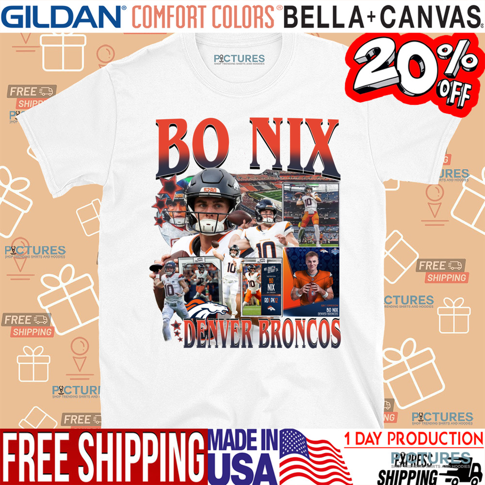 Bo Nix Denver Broncos Football Vintage Bootleg Shirt Bo Nix Denver Broncos Football Vintage Bootleg Shirt