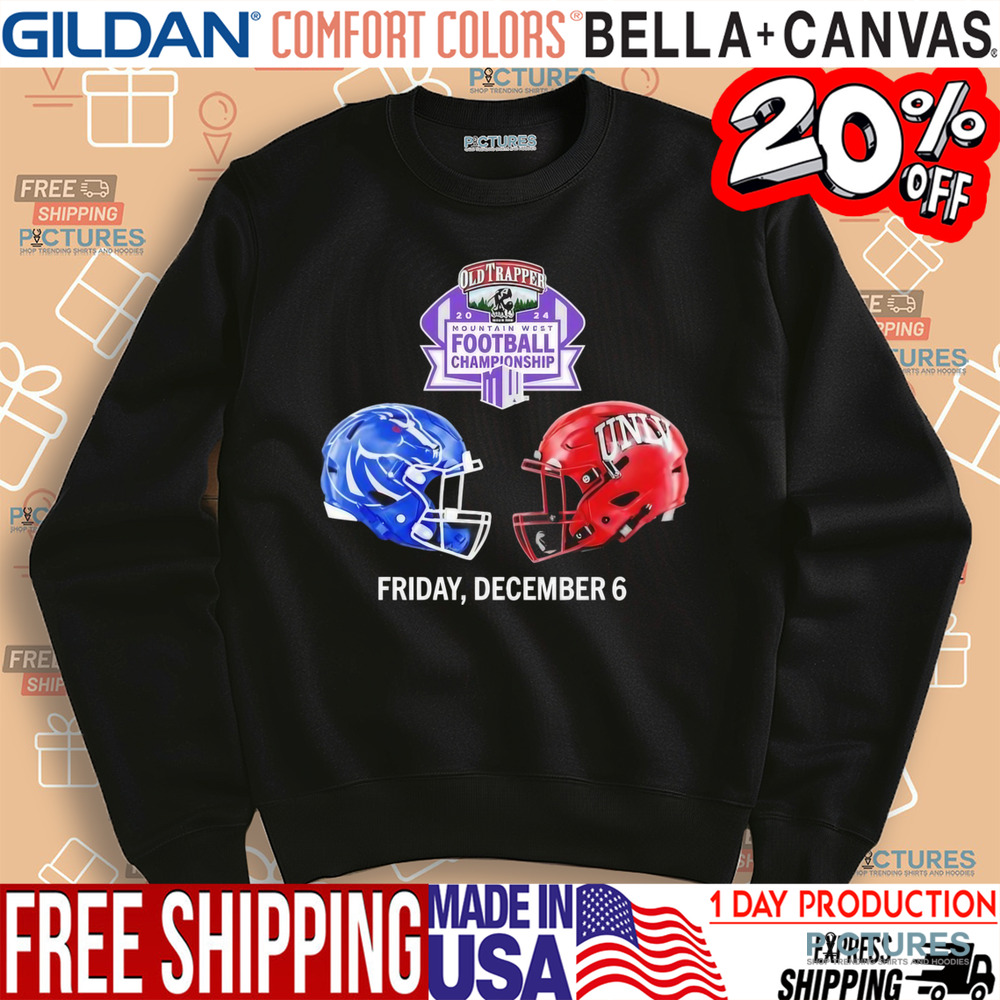 Boise State Broncos Vs UNLV Rebels 2024 Mountain West Football Conference Championship Shirt