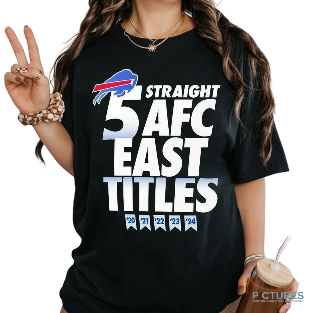 Buffalo Bills Five straight Afc East Division Champions Our Time Is Now Shirt Buffalo Bills Five straight Afc East Division Champions Our Time Is Now Shirt