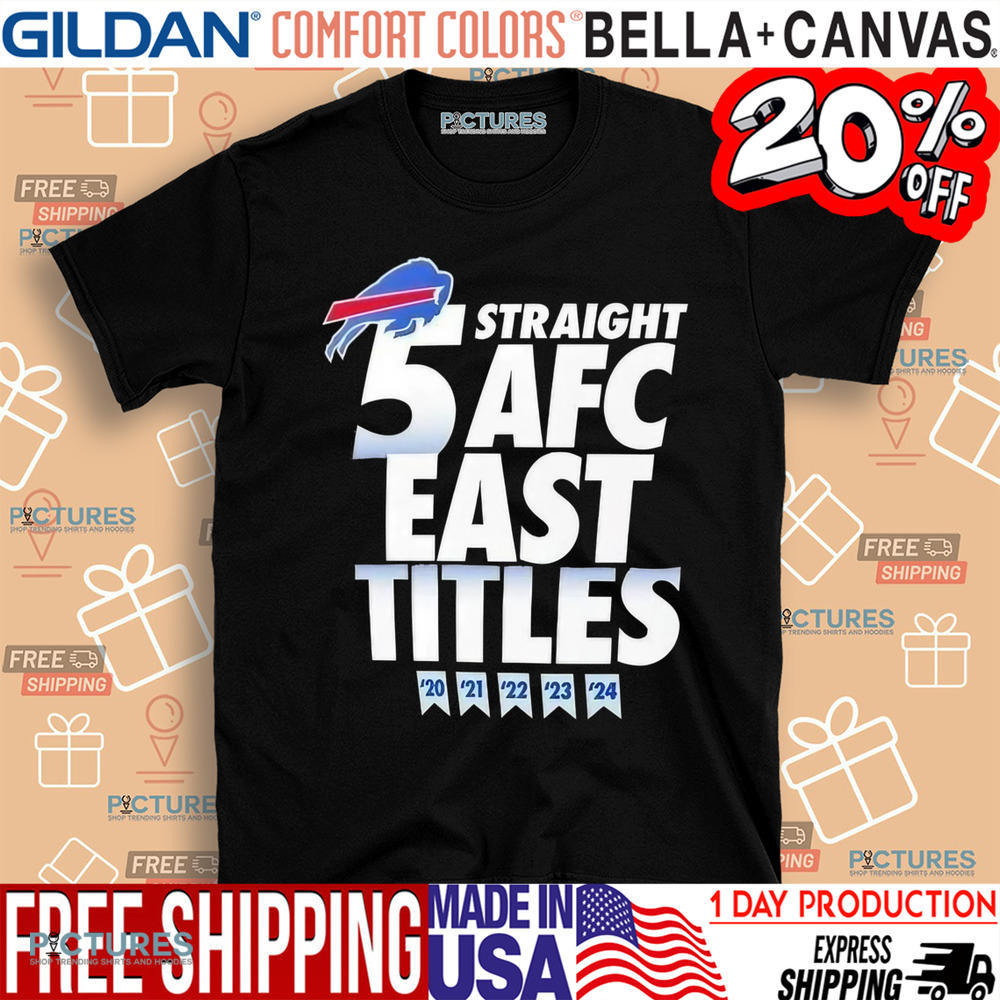 Buffalo Bills Five straight Afc East Division Champions Our Time Is Now Shirt Buffalo Bills Five straight Afc East Division Champions Our Time Is Now Shirt