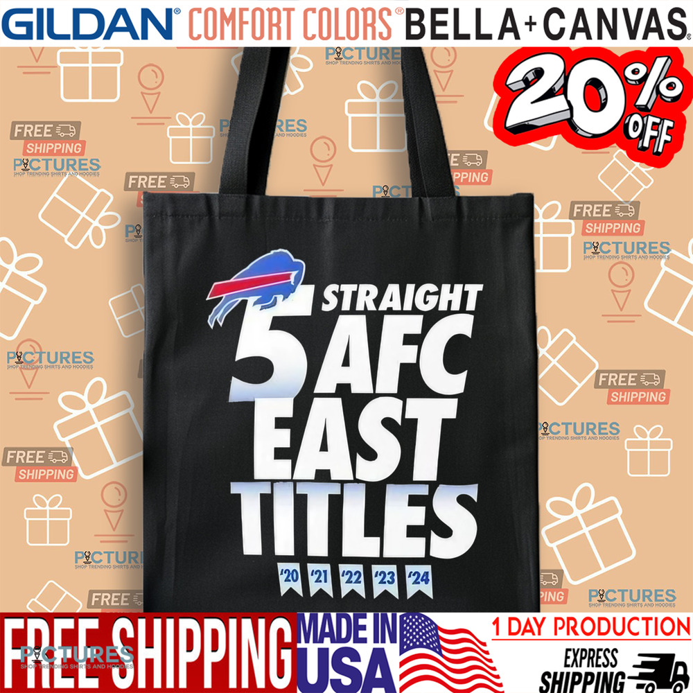 Buffalo Bills Five straight Afc East Division Champions Our Time Is Now Shirt