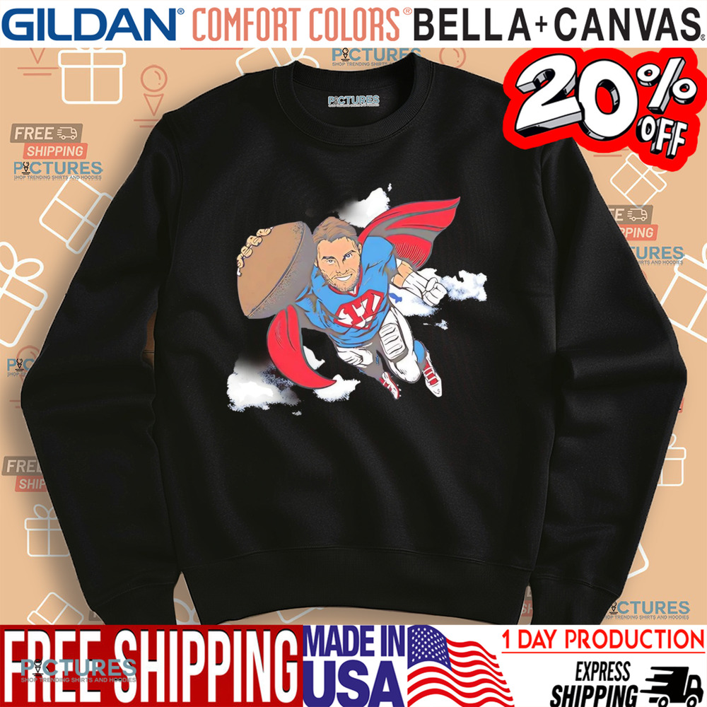 Buffalo Bills Josh Allen Superman fly catch shirt