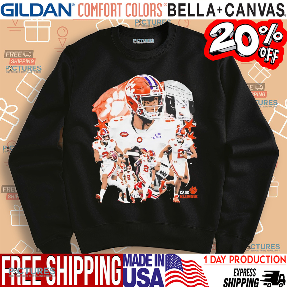 Cade Klubnik Clemson Tigers football poster graphic shirt