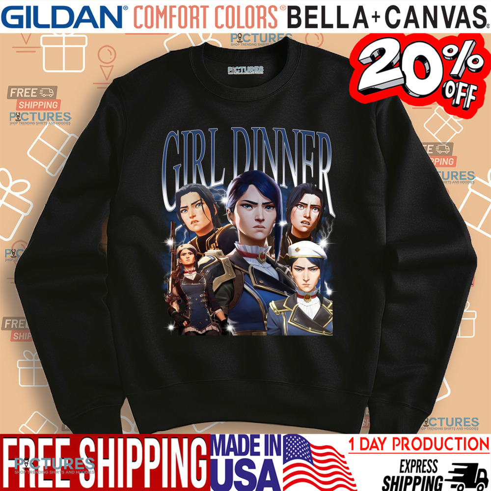 Caitlyn Arcane Girl Dinner Vintage Bootleg Shirt