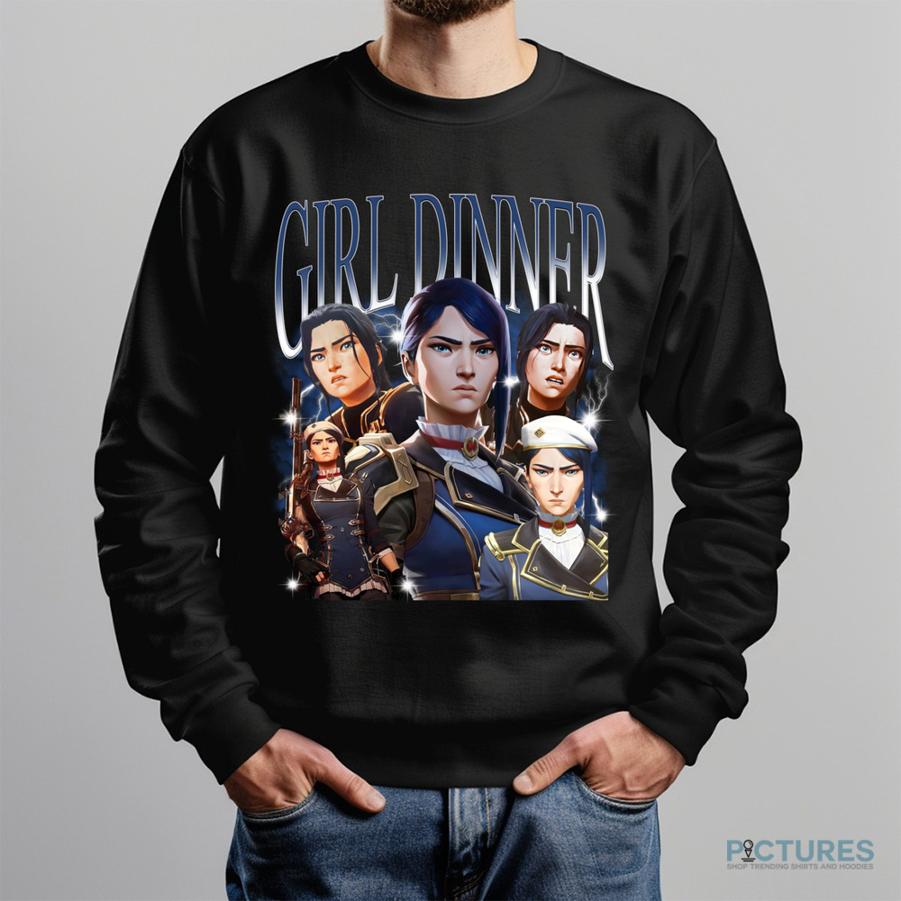 Caitlyn Arcane Girl Dinner Vintage Bootleg Shirt