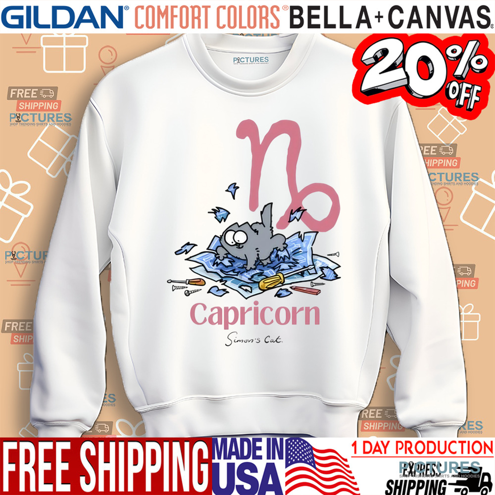 Capricorn Simon's Cat Shirt