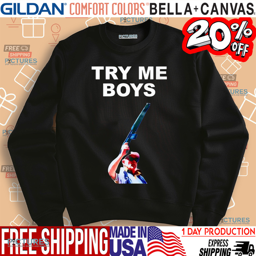 Carl Niehaus Try Me Boys Shirt