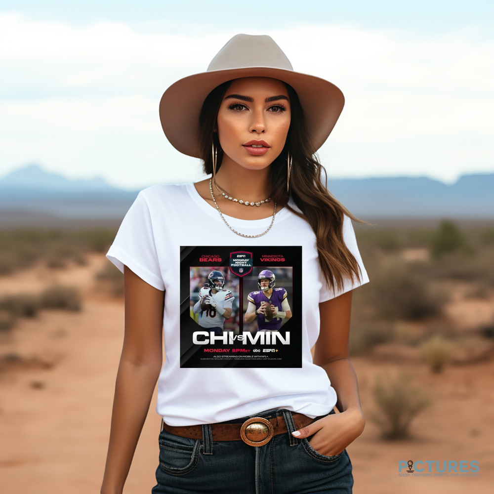 Chicago Bears vs. Minnesota Vikings Monday Night Football Two For One Special On Monday Night Poster Shirt