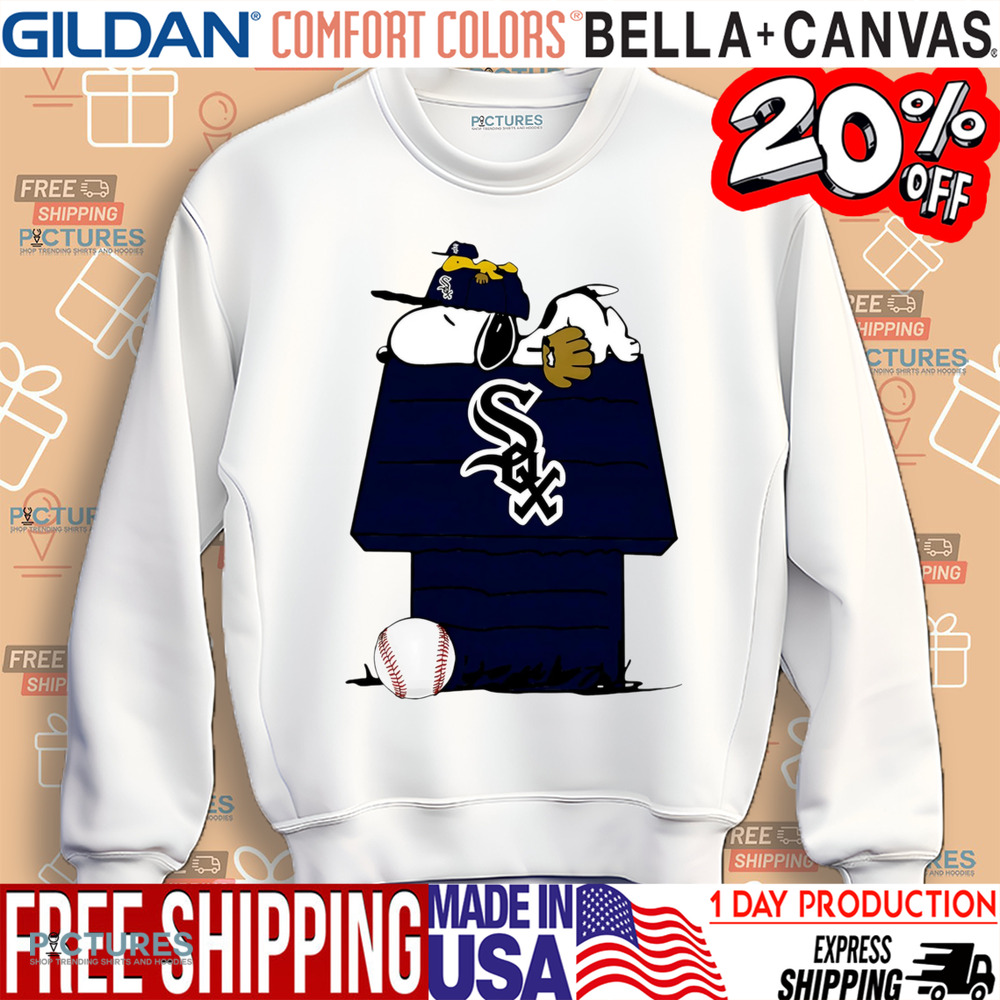 Chicago White Sox Mlb Team Snoopy Sleep shirt