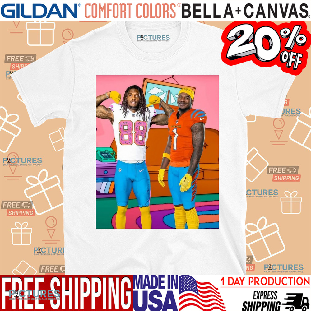 Cincinnati Bengals Vs Dallas Cowboys Imagine these stars suiting up in Springfield Poster shirt