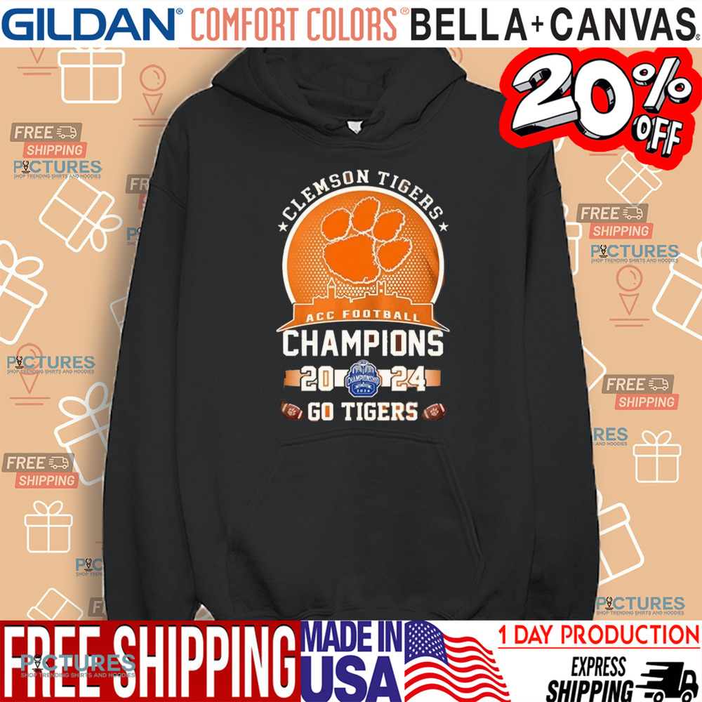 Clemson Tigers AAC Football Champions 2024 Go Tigers Shirt Clemson Tigers AAC Football Champions 2024 Go Tigers Shirt