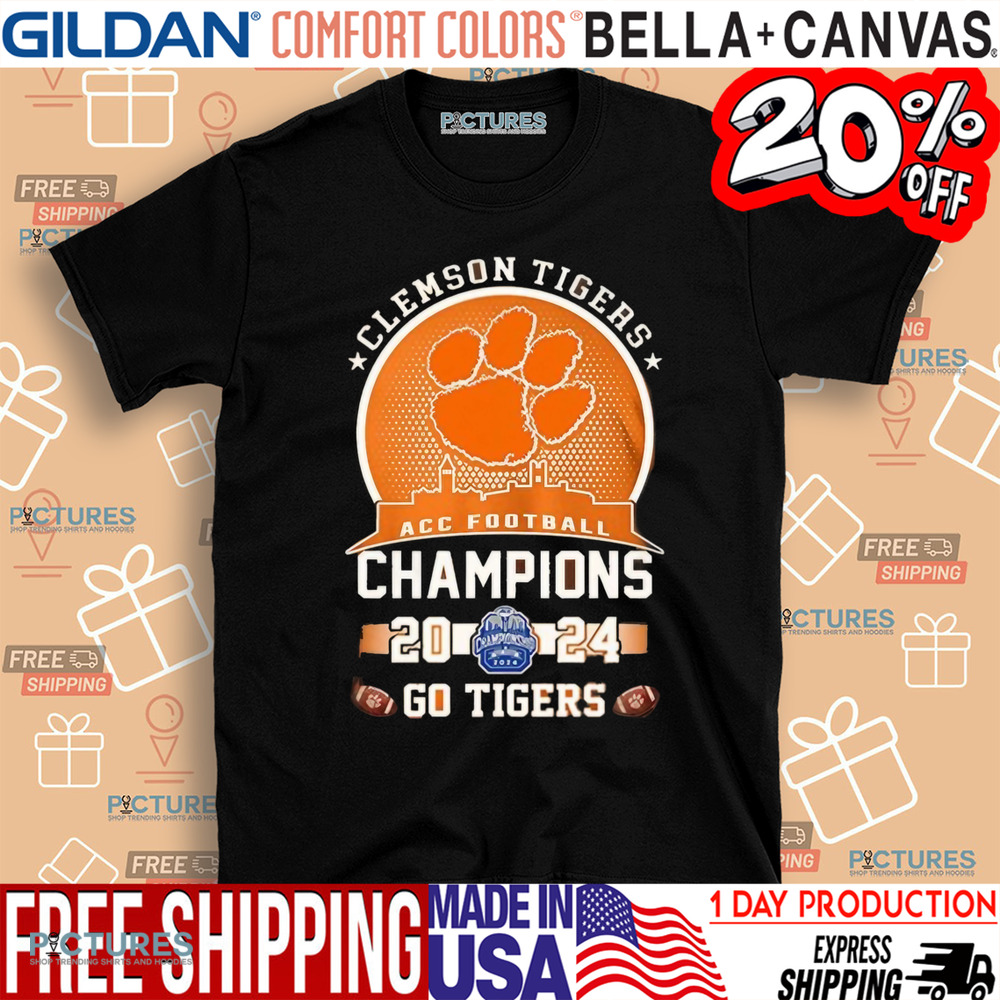 Clemson Tigers AAC Football Champions 2024 Go Tigers Shirt Clemson Tigers AAC Football Champions 2024 Go Tigers Shirt