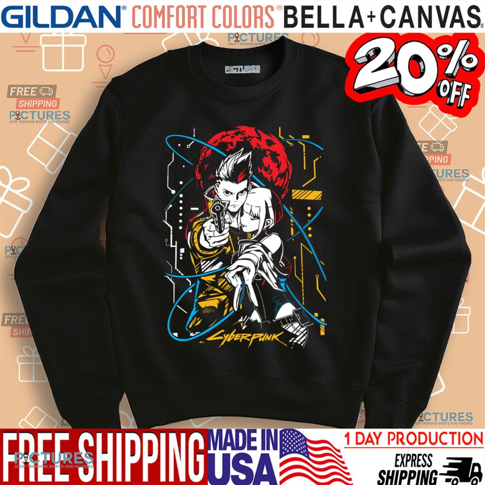 Cyberpunk Edgerunners Lucy David Martinez Anime Shirt