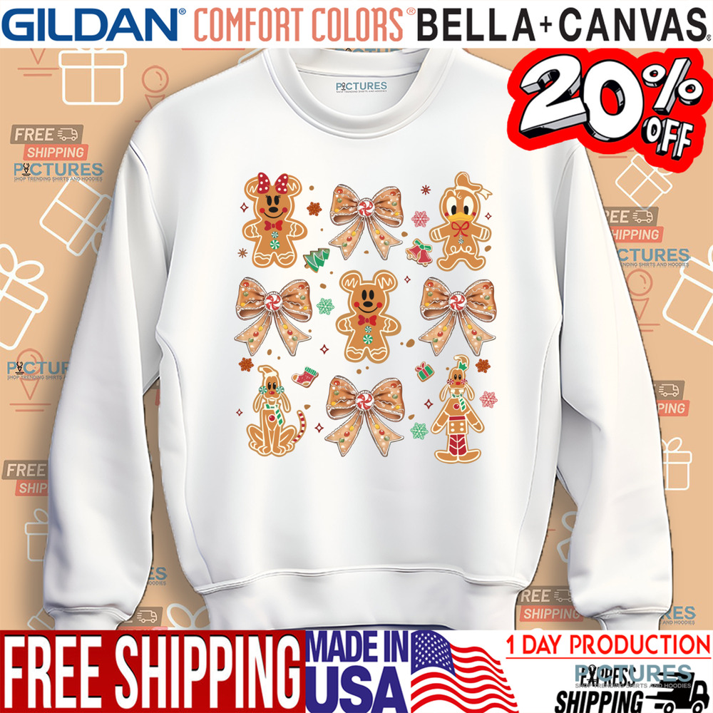 DN Christmas MK and Friends Coquette Bow Gingerbread Shirt