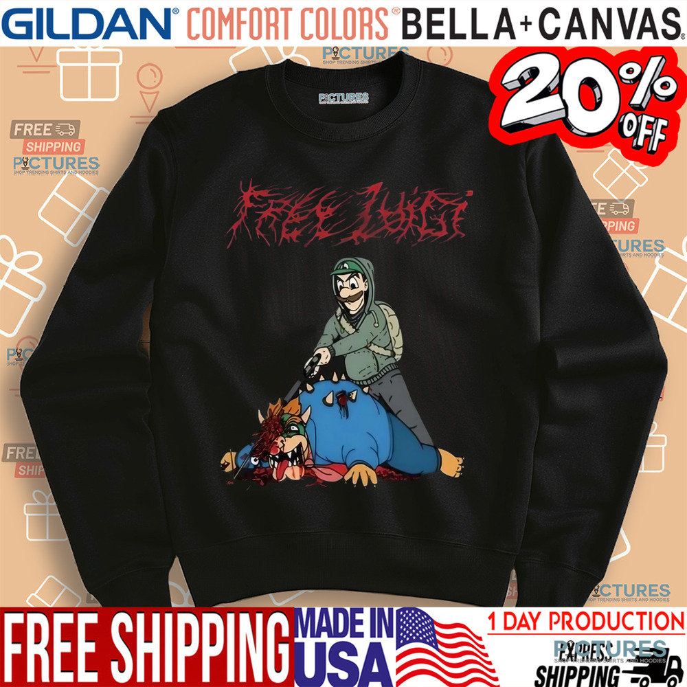 Dead As Free Luigi Painting Shirt