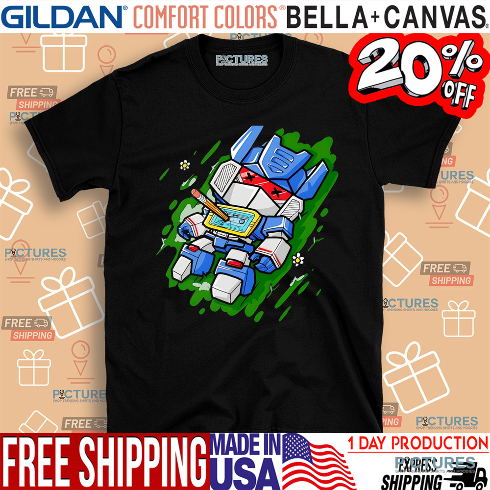 Death of Soundwave stabbed through his cassette tape by a pencil shirt