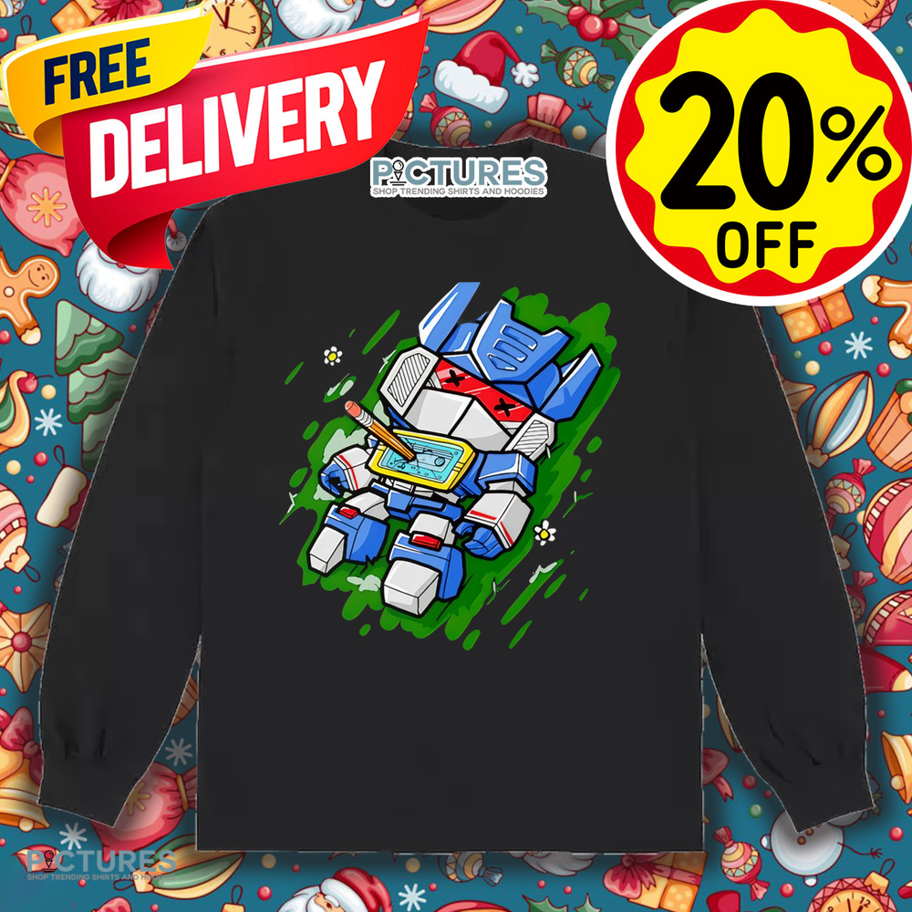 Death of Soundwave stabbed through his cassette tape by a pencil shirt