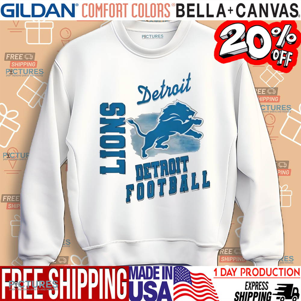 Detroit Lions Detroit Football Logo Shirt
