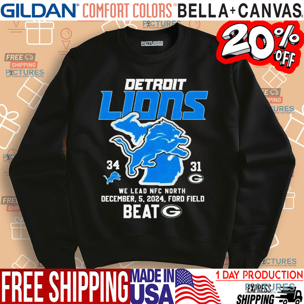 Detroit lions we lead NFC north Shirt