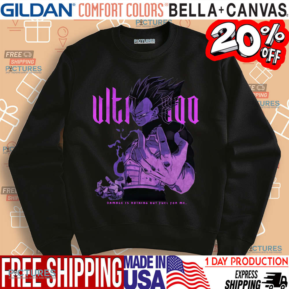Dragon Ball Vegeta Ultra Ego Ascended Shirt