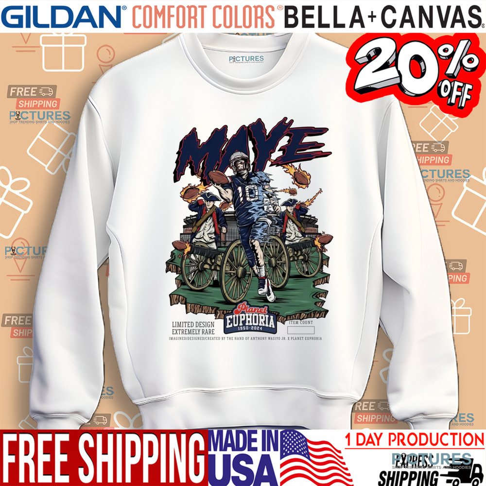 Drake Maye Planet Euphiria 1950 2024 Shirt