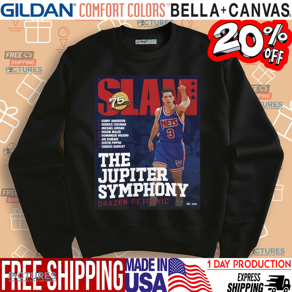 Drazen Petrovic Slam The Jupiter Symphony Shirt