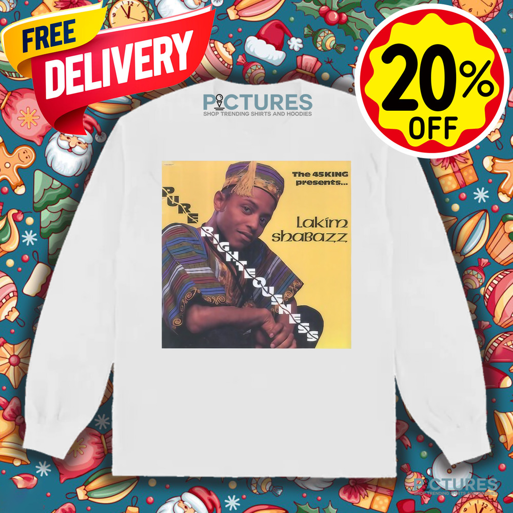 Eminem Wearing Lakim Shabazz The 45 King Presents Pure Righteousness Album Shirt
