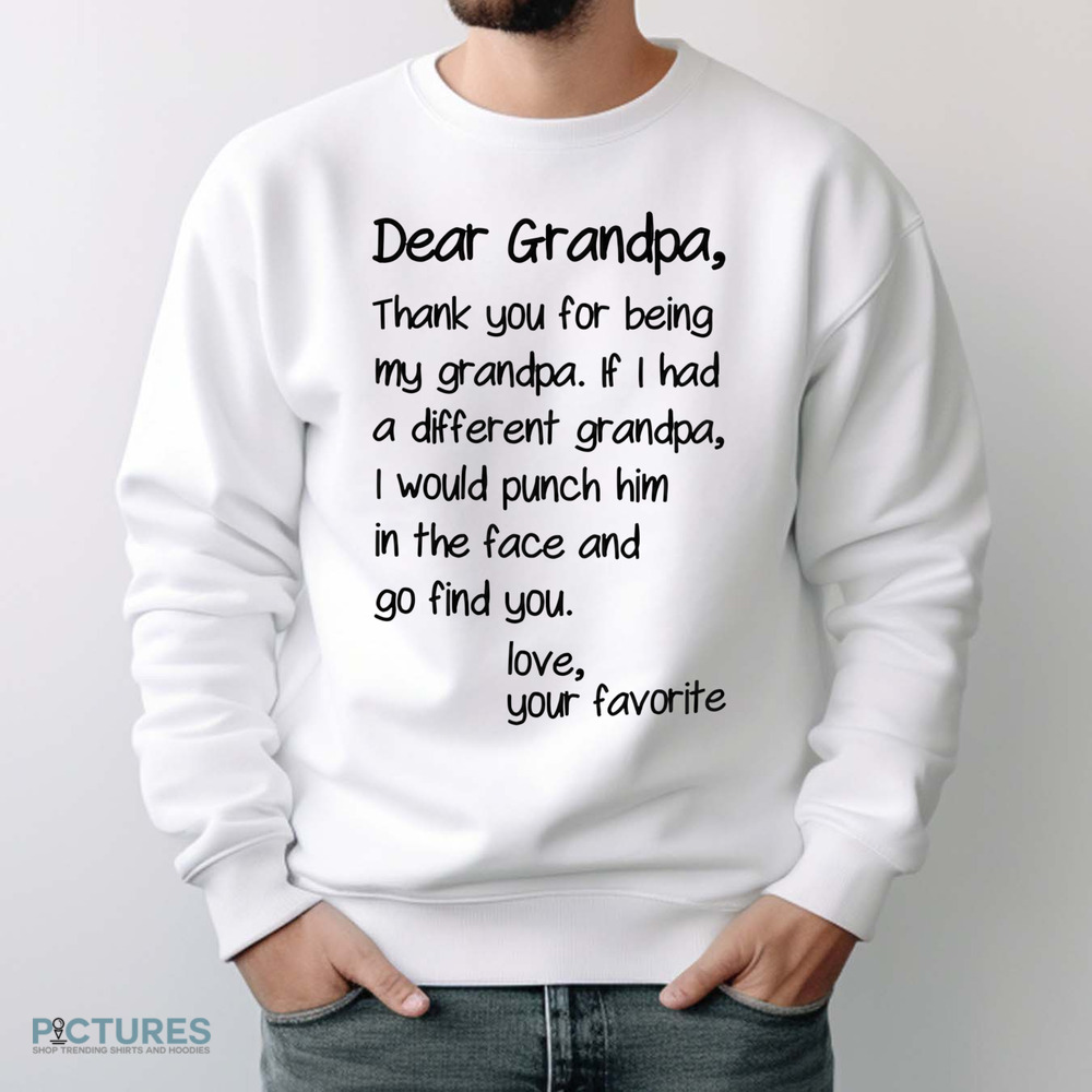Father's Day Dear Granpa Thank You For Being My Granpa Coffee Mug