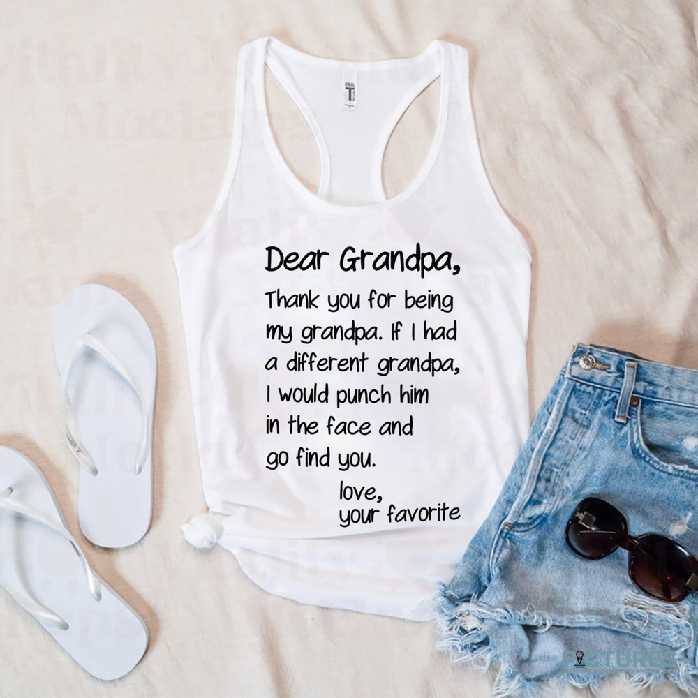 Father's Day Dear Granpa Thank You For Being My Granpa Coffee Mug