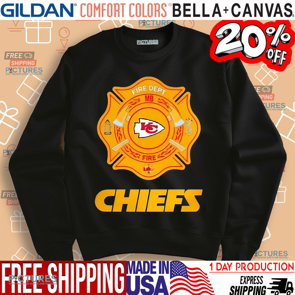 Firefighter Appreciation Kansas City Chiefs logo shirt