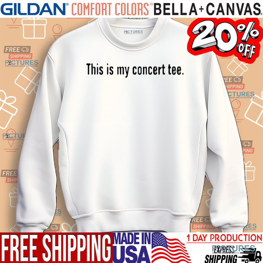 Flippa T Wearing This Is My Concert Shirt