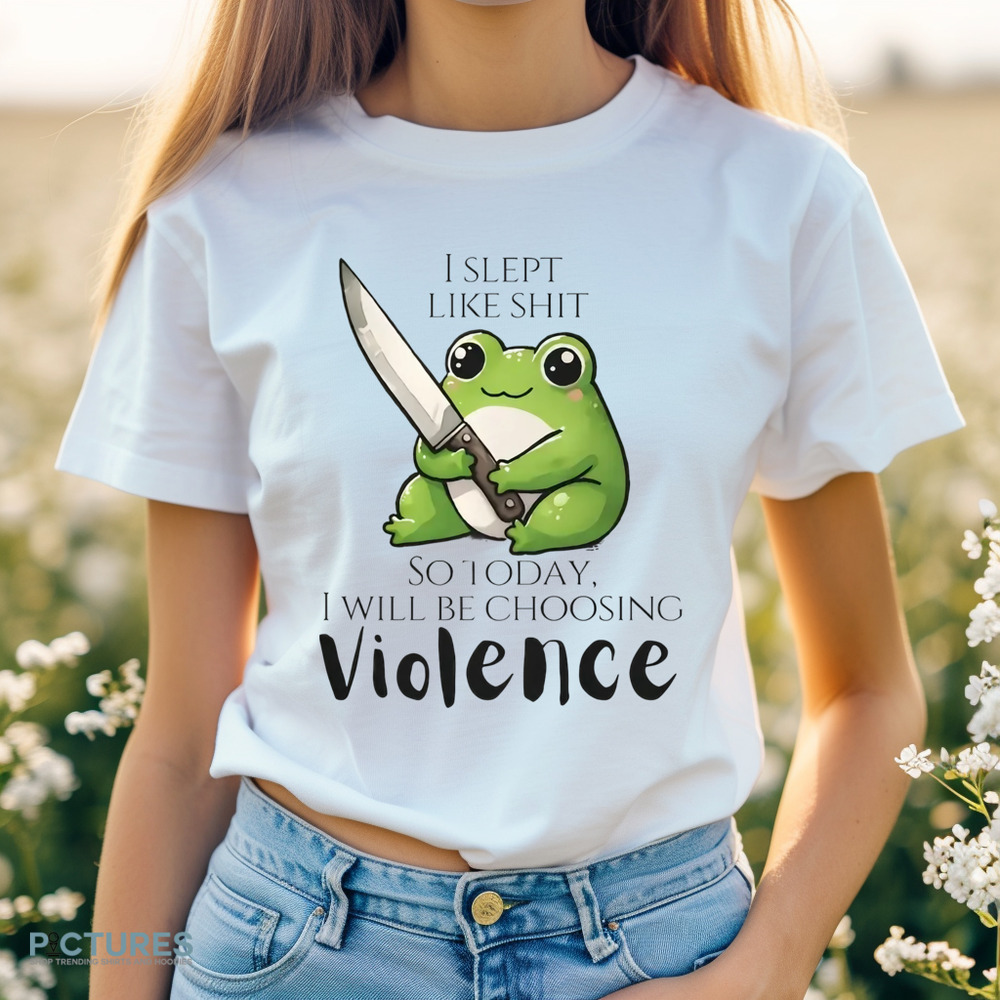 Frog I Slept Like This So Today I Will Be Choosing Violence Mug