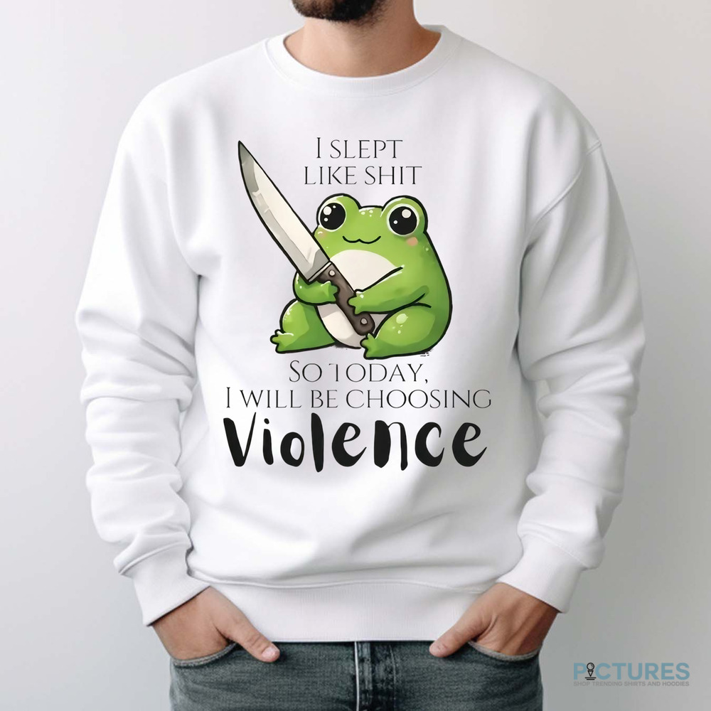 Frog I Slept Like This So Today I Will Be Choosing Violence Mug