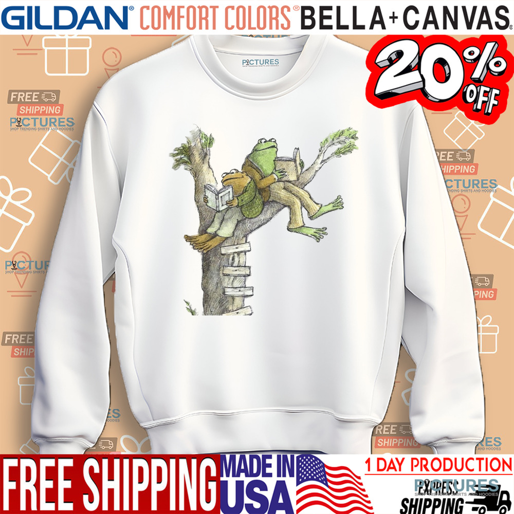 Frog Reading Book Shirt