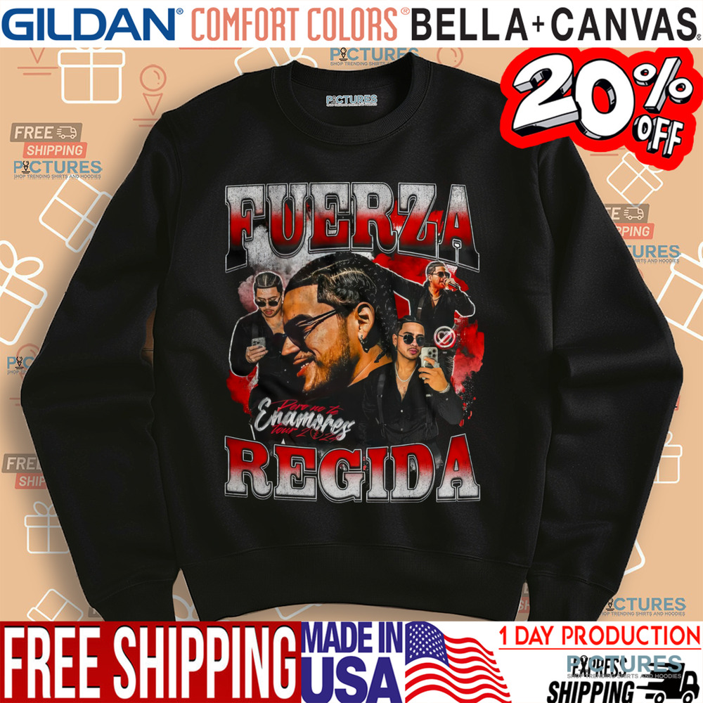 Fuerza Regida vintage look JOP playera regional mexicano shirt