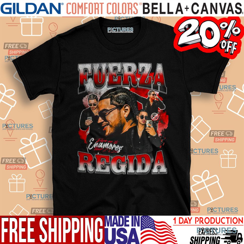 Fuerza Regida vintage look JOP playera regional mexicano shirt