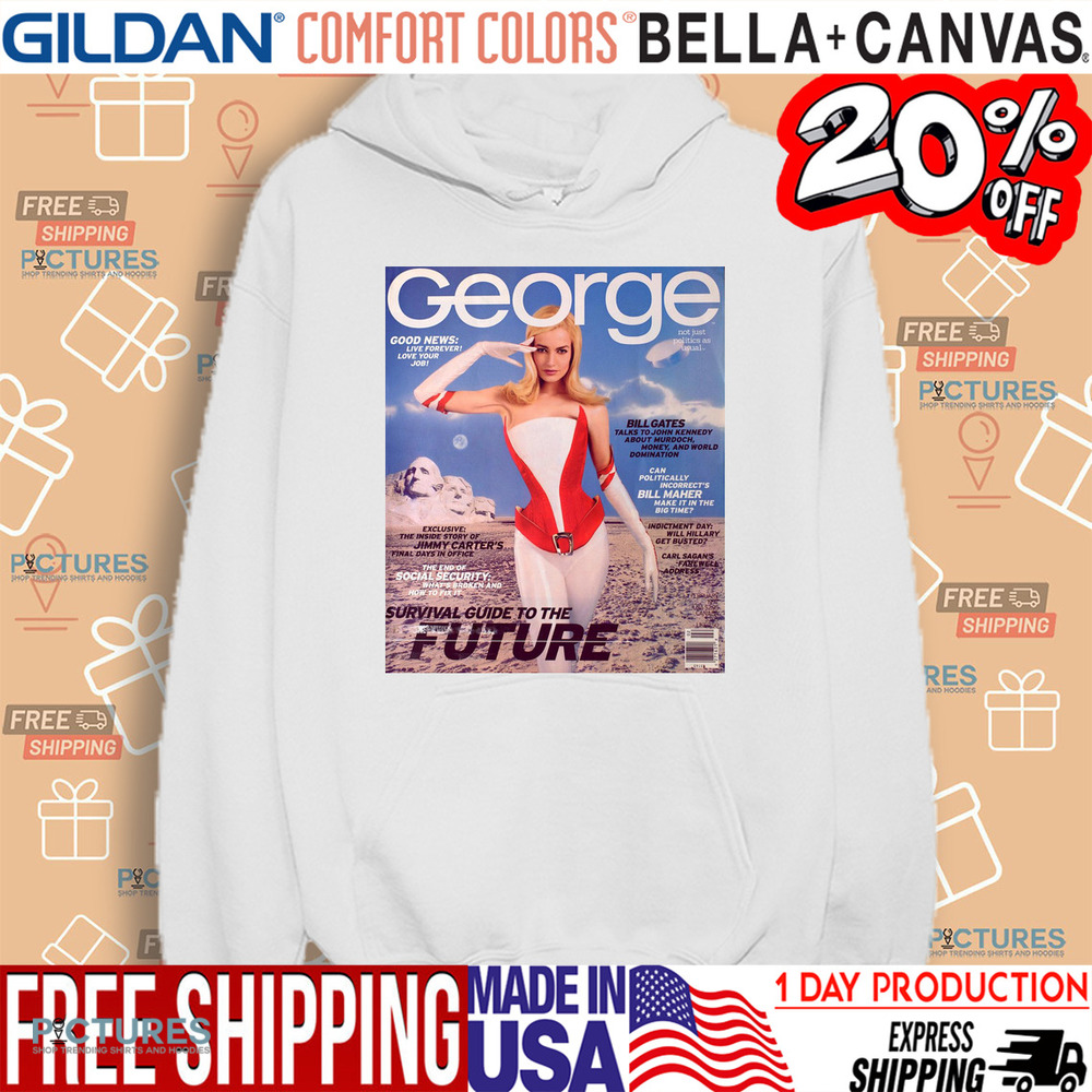 George Magazine 1997 Survival Guide To The Future Bill Gate John F. Kenedy Shirt