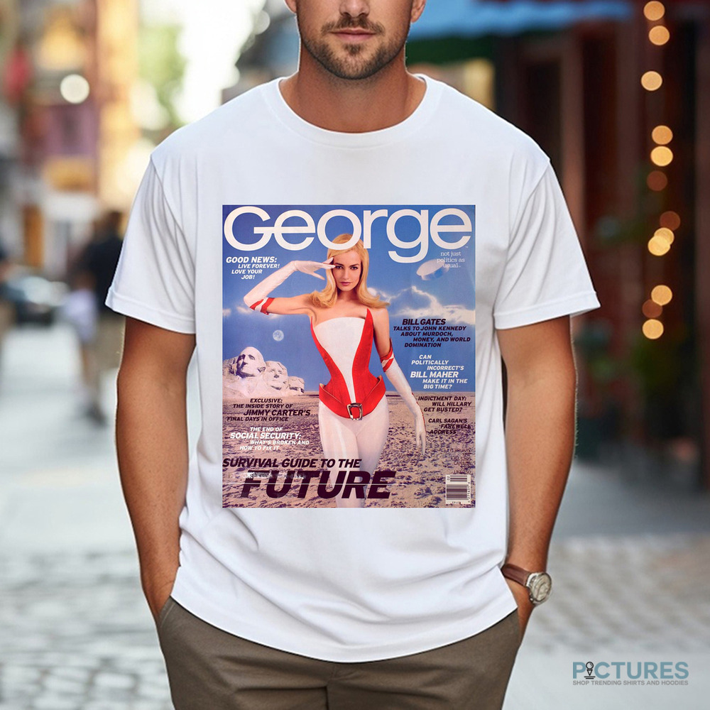 George Magazine 1997 Survival Guide To The Future Bill Gate John F. Kenedy Shirt