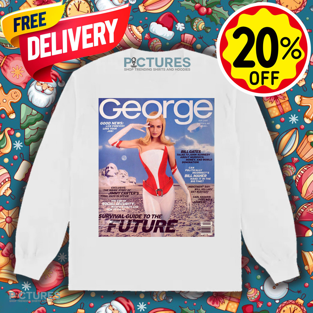 George Magazine 1997 Survival Guide To The Future Bill Gate John F. Kenedy Shirt