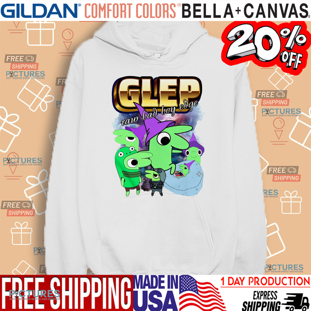 Glep collage Smiling Friends Raw Bad Boy Edge Shirt Glep collage Smiling Friends Raw Bad Boy Edge Shirt