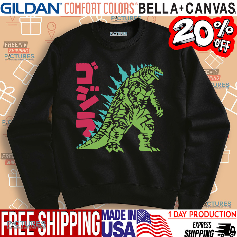 Godzilla Japanese Monster Movie Poster Shirt