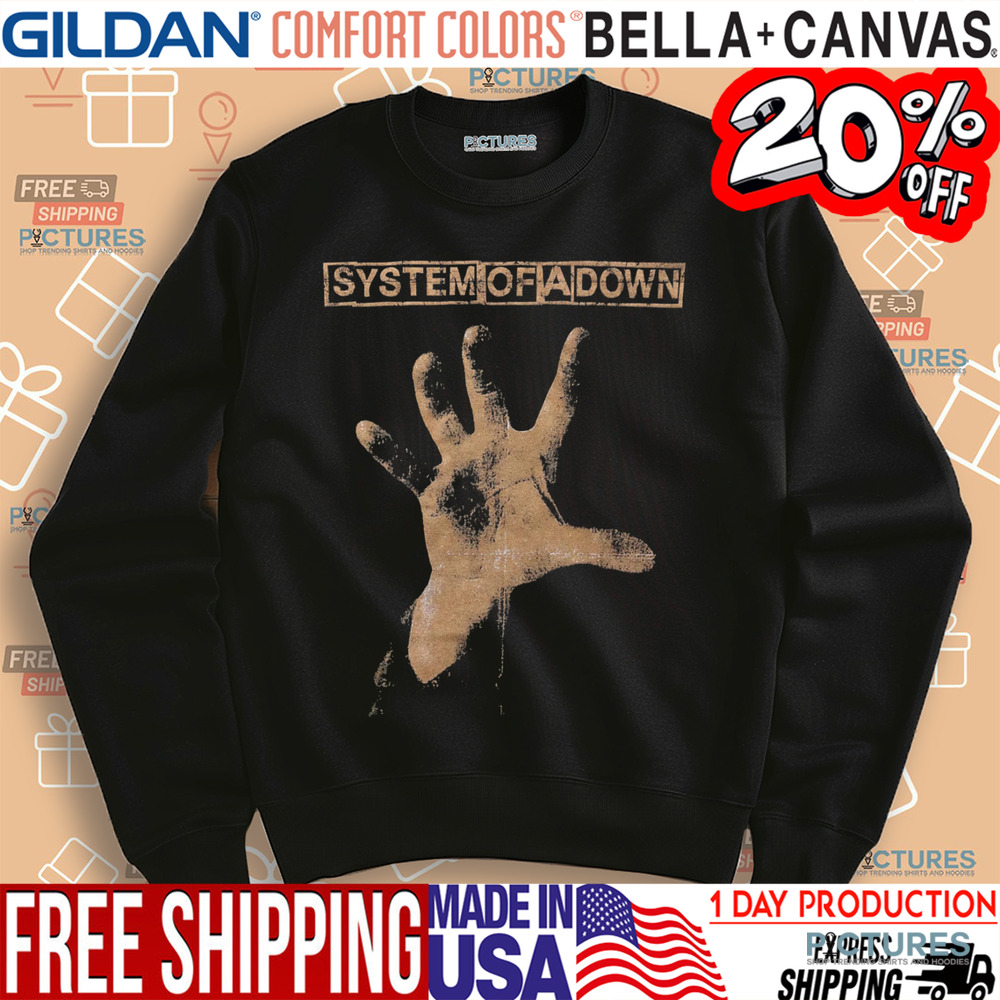 Hand soad System of a down shirt