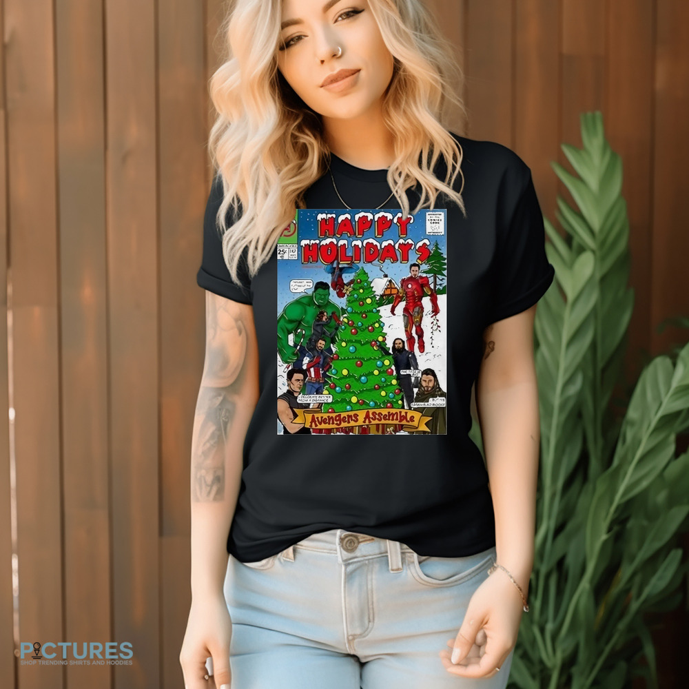 Happy Holidays Avengers Assemblе Shirt Happy Holidays Avengers Assemblе Shirt