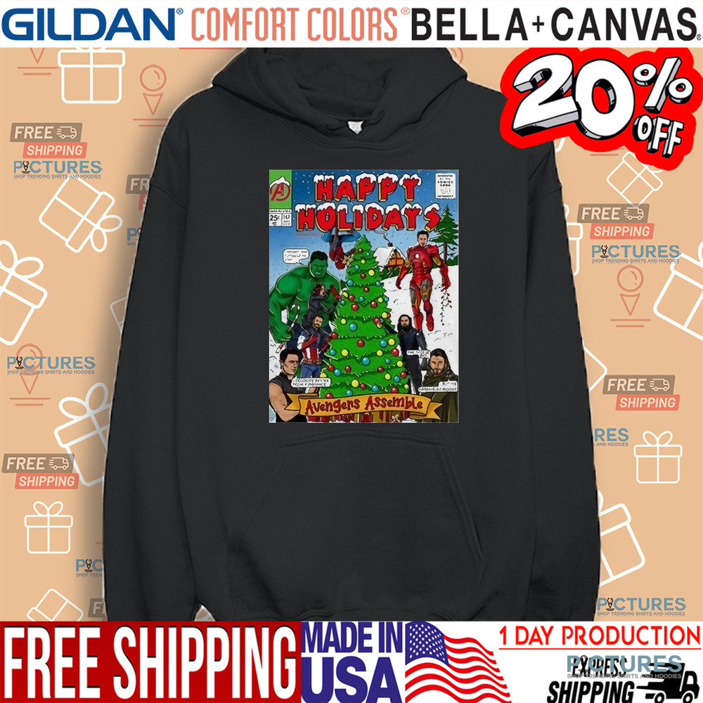Happy Holidays Avengers Assemblе Shirt Happy Holidays Avengers Assemblе Shirt